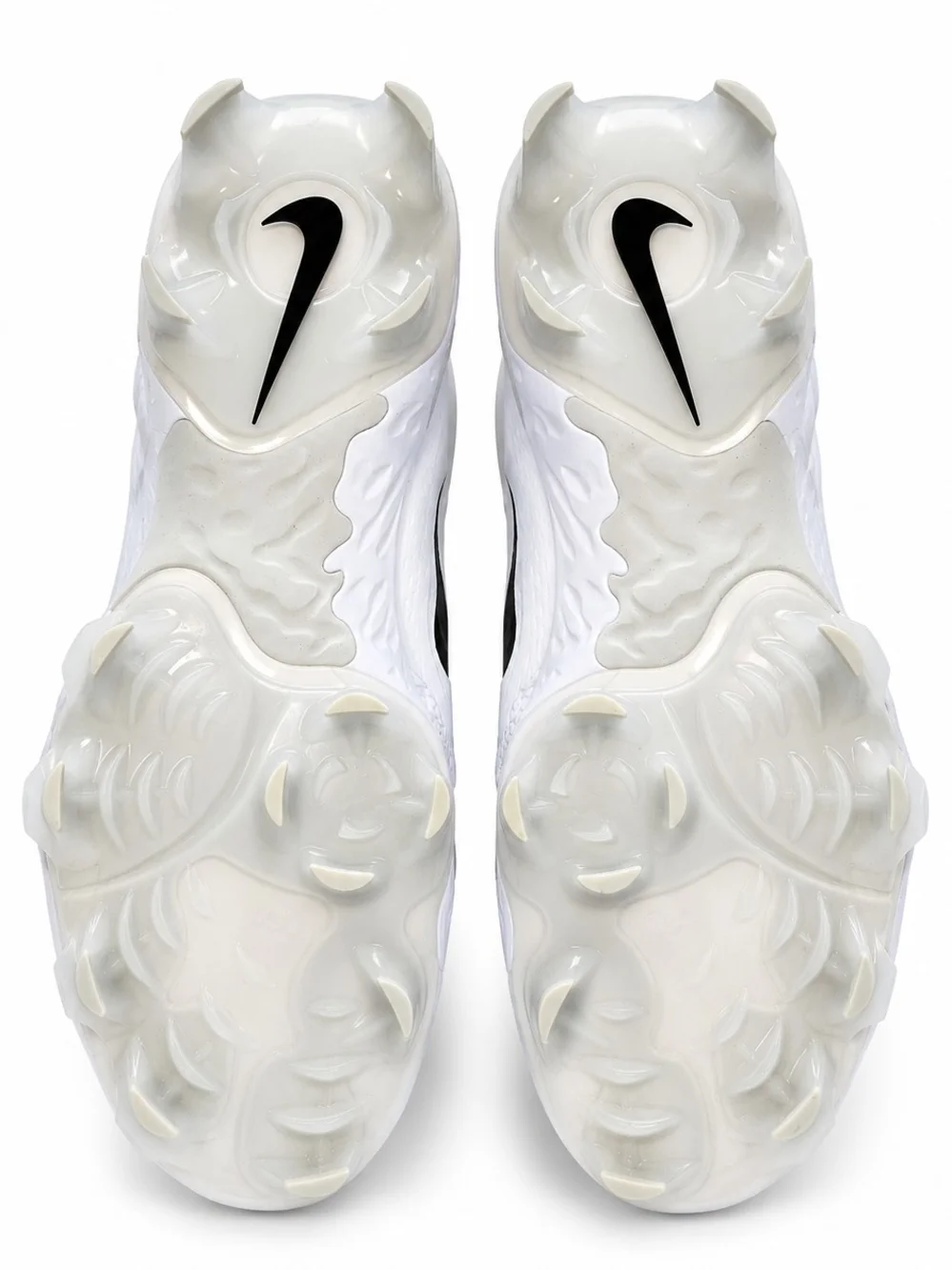 Nike Alpha Huarache 4 Elite Low Baseball Cleats White Gray Men's Size 14 NWOT